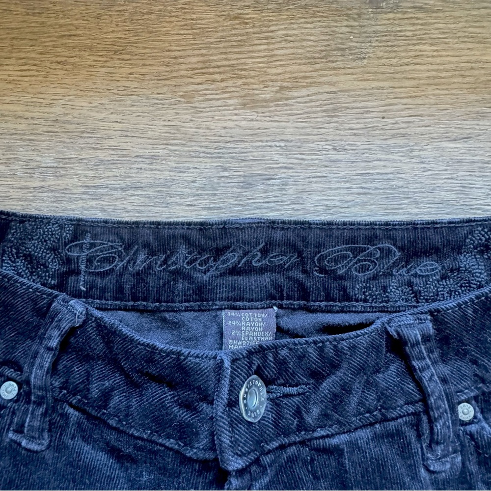 Christopher‎ Blue Women’s Black Corduroy Pants Size 4